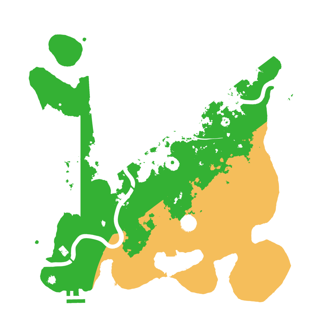 Biome Rust Map: Procedural Map, Size: 3500, Seed: 59042544