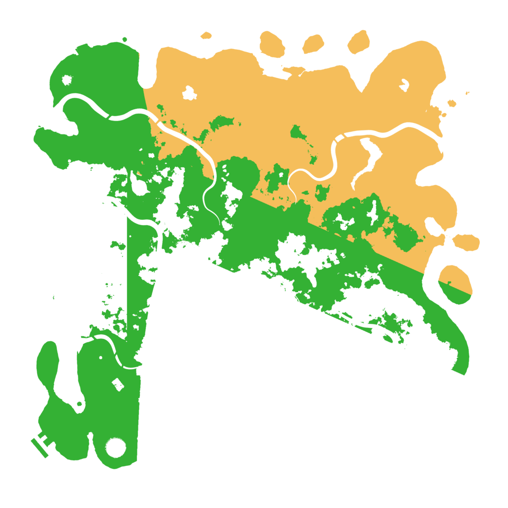 Biome Rust Map: Procedural Map, Size: 4500, Seed: 238633345