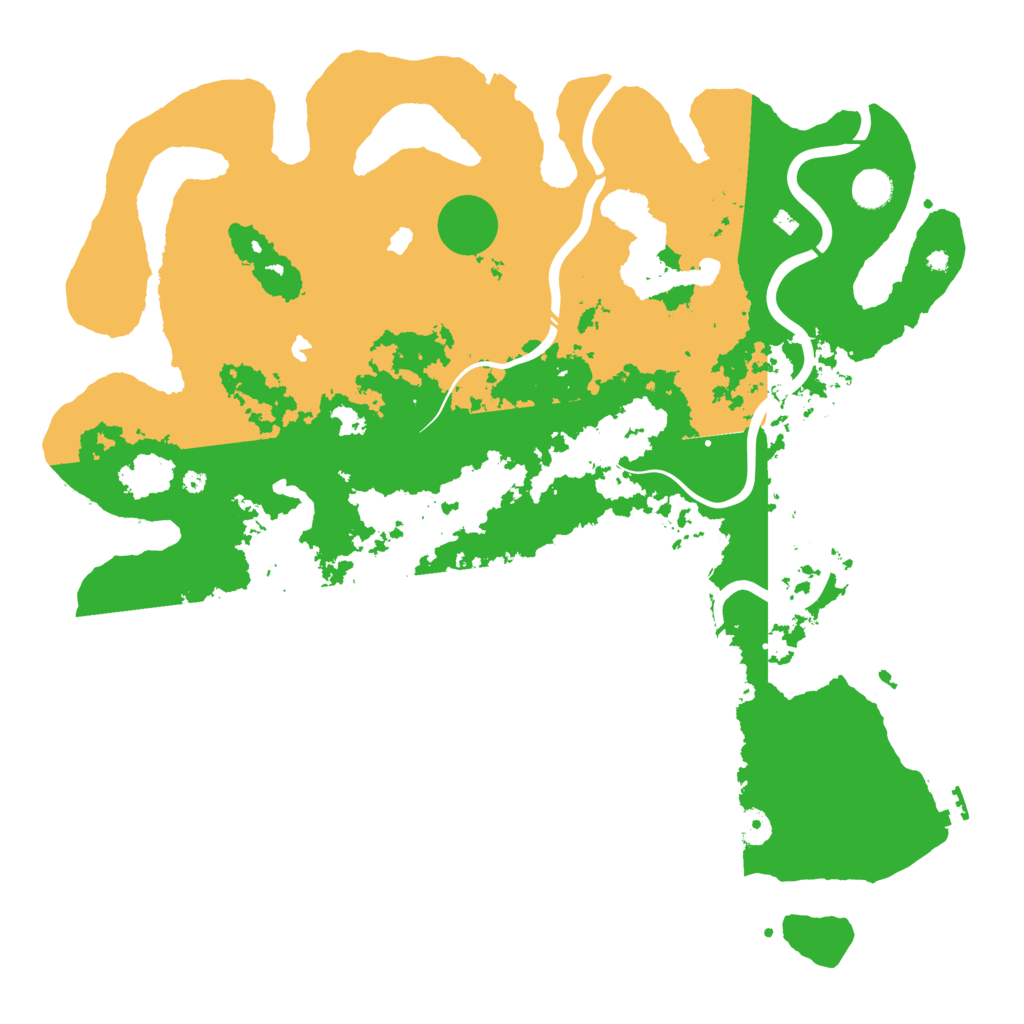 Biome Rust Map: Procedural Map, Size: 4500, Seed: 1192767258