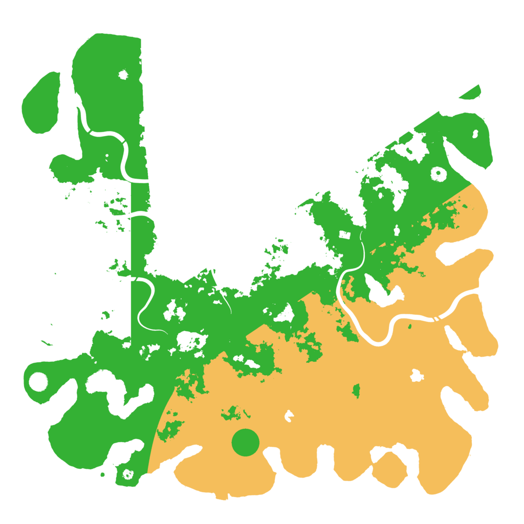 Biome Rust Map: Procedural Map, Size: 5000, Seed: 1859514785