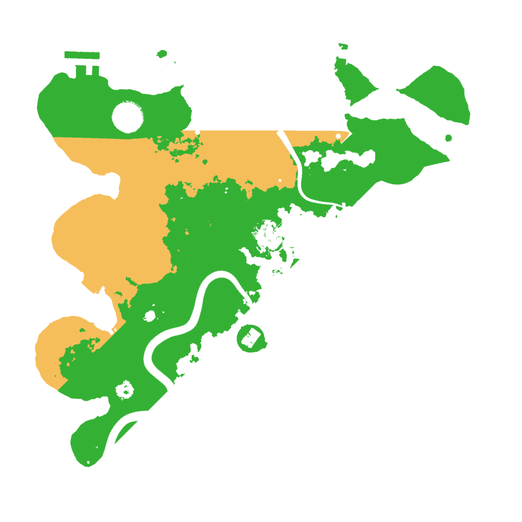 Biome Rust Map: Procedural Map, Size: 3000, Seed: 1596496740