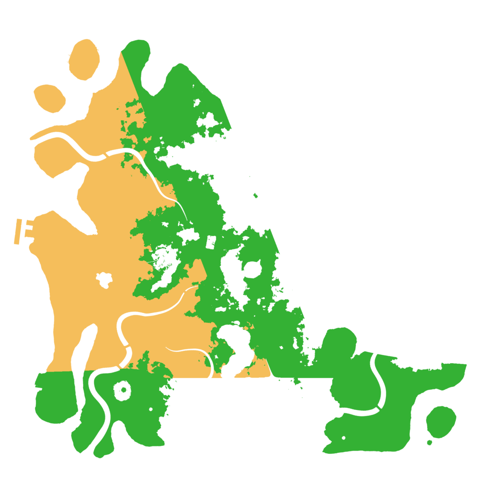 Biome Rust Map: Procedural Map, Size: 4000, Seed: 3067