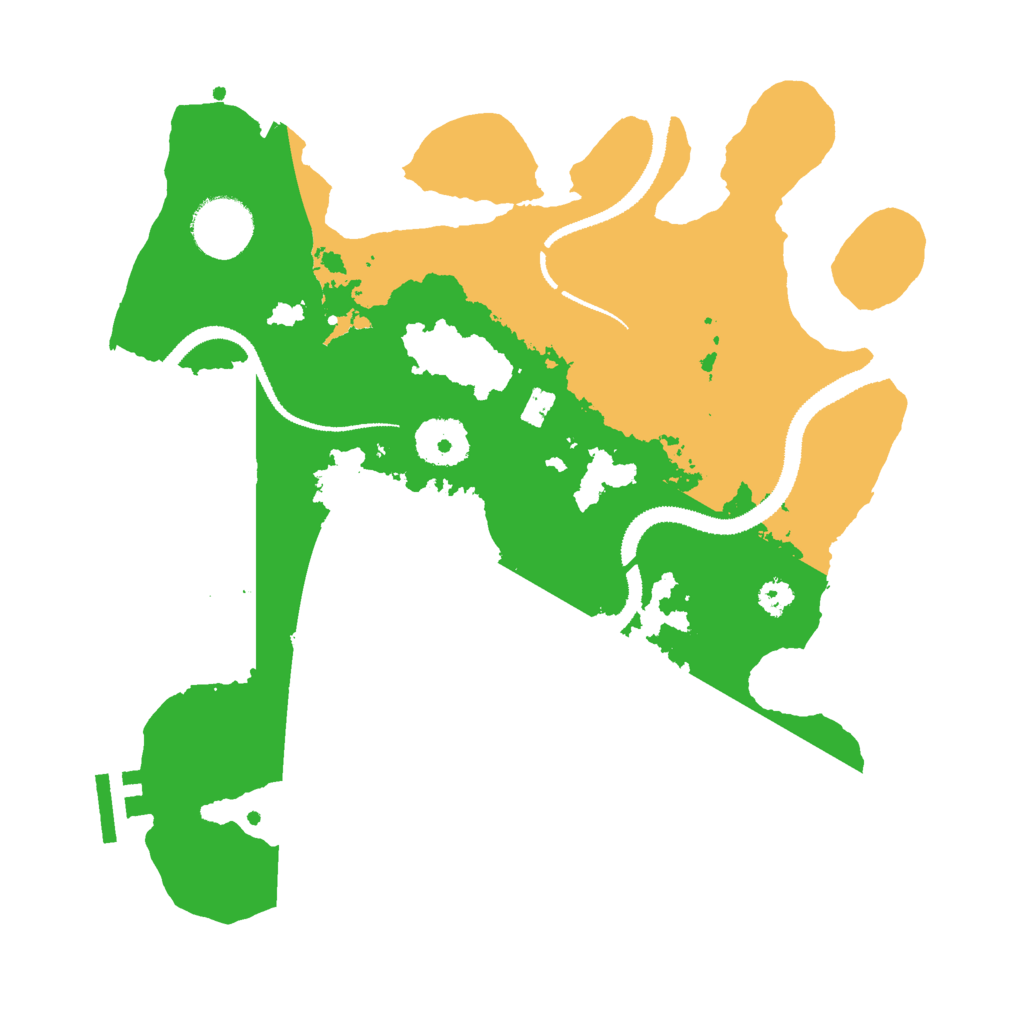 Biome Rust Map: Procedural Map, Size: 3000, Seed: 1591807346