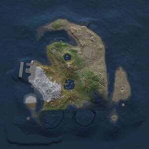 Thumbnail Rust Map: Procedural Map, Size: 2000, Seed: 12566637, 4 Monuments