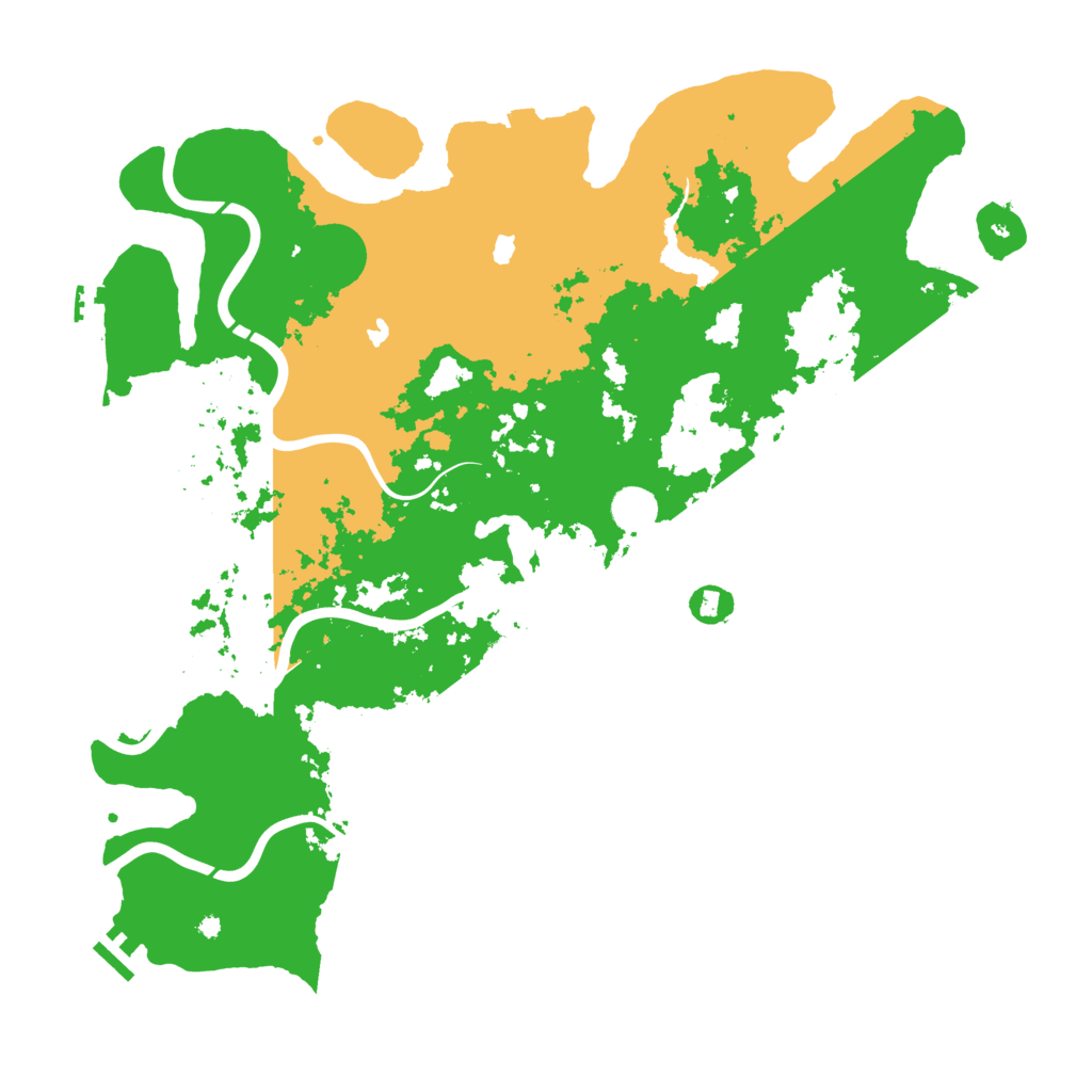 Biome Rust Map: Procedural Map, Size: 4500, Seed: 2041170927