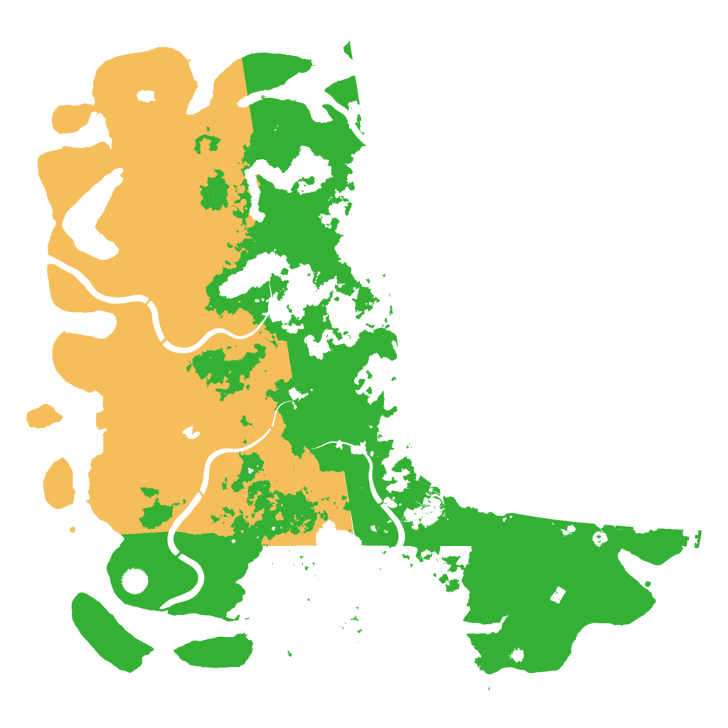 Biome Rust Map: Procedural Map, Size: 5000, Seed: 1577977840
