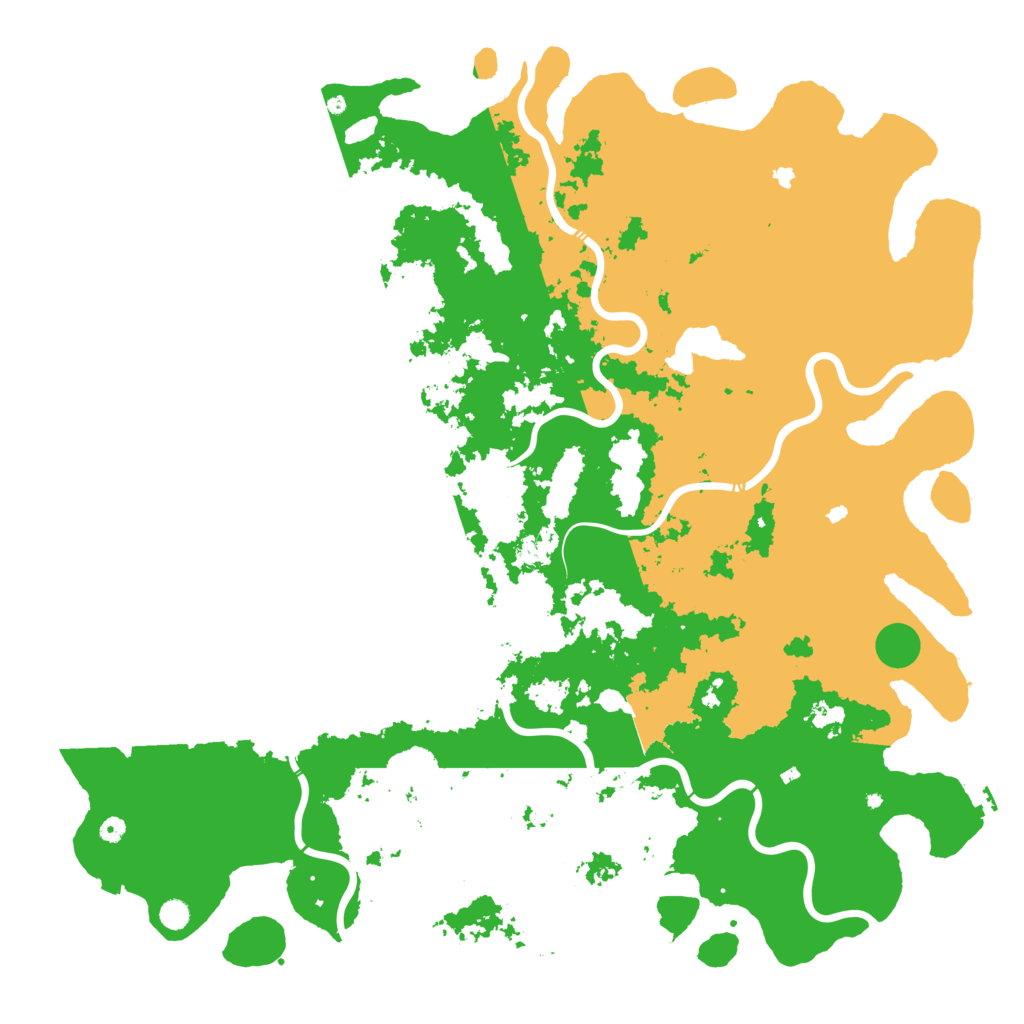 Biome Rust Map: Procedural Map, Size: 6000, Seed: 2082473335