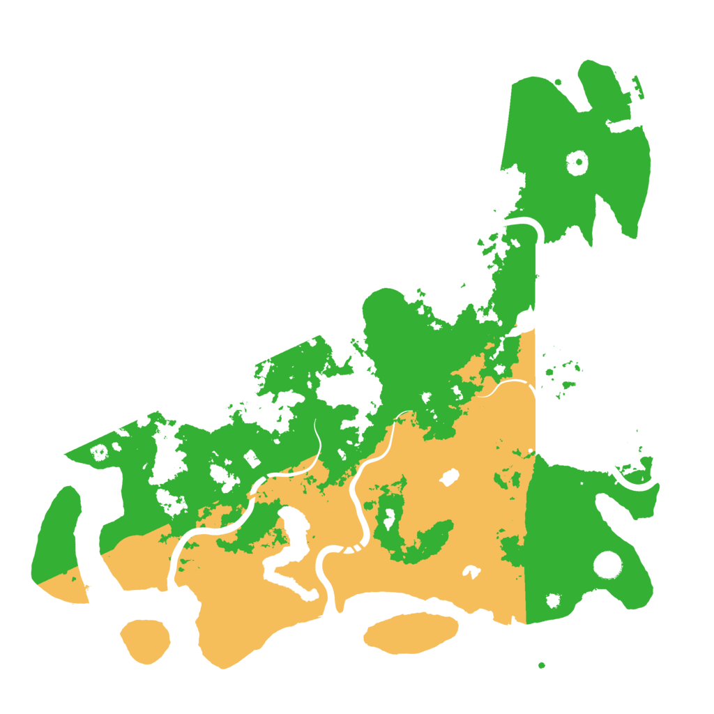 Biome Rust Map: Procedural Map, Size: 4500, Seed: 198356725