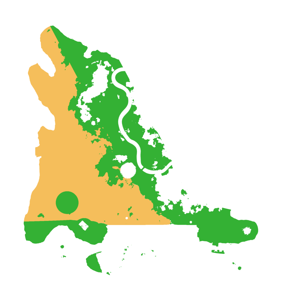 Biome Rust Map: Procedural Map, Size: 3500, Seed: 707641597