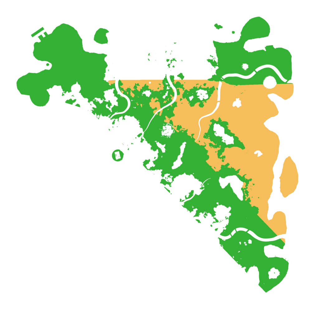 Biome Rust Map: Procedural Map, Size: 4500, Seed: 330029763