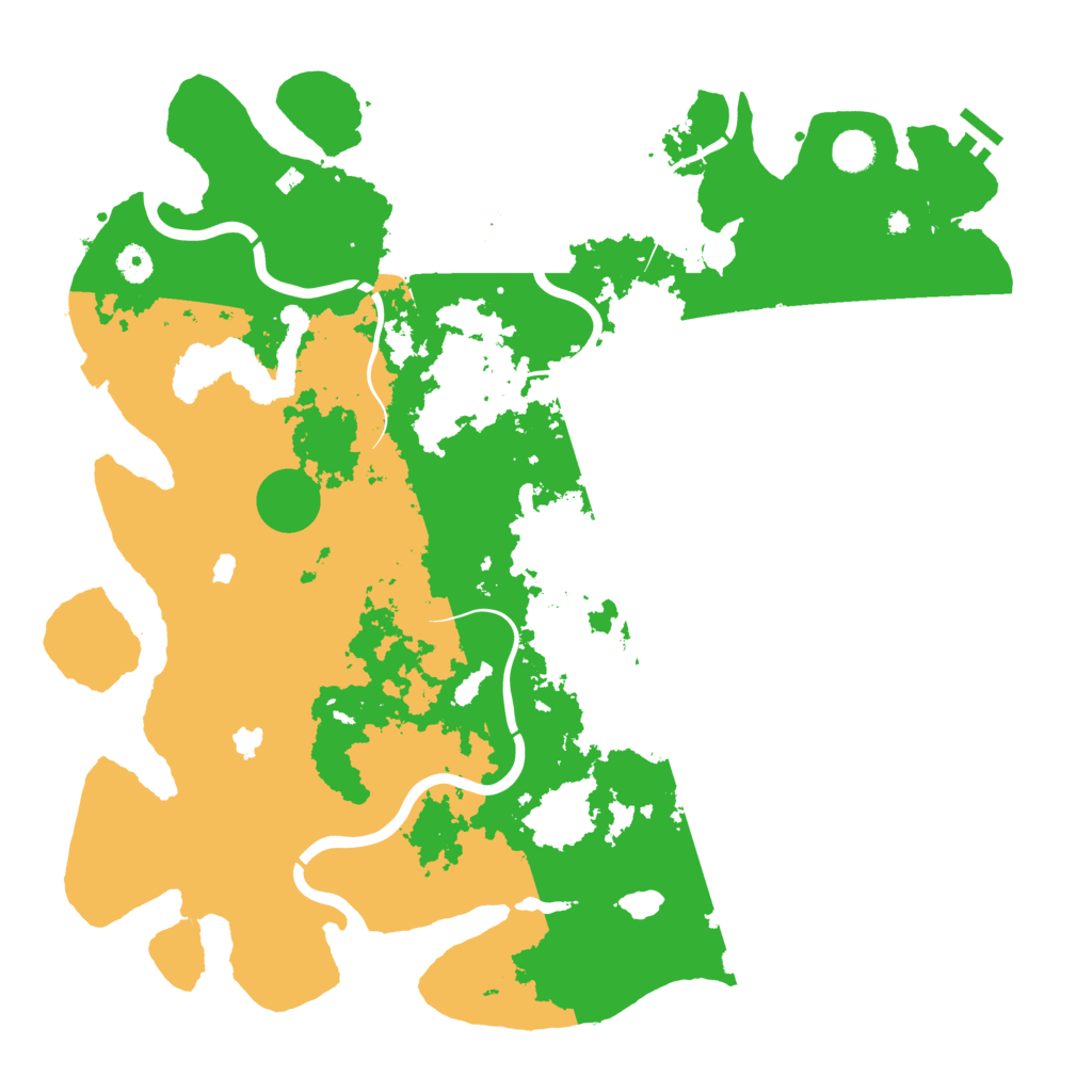 Biome Rust Map: Procedural Map, Size: 4500, Seed: 2095791337
