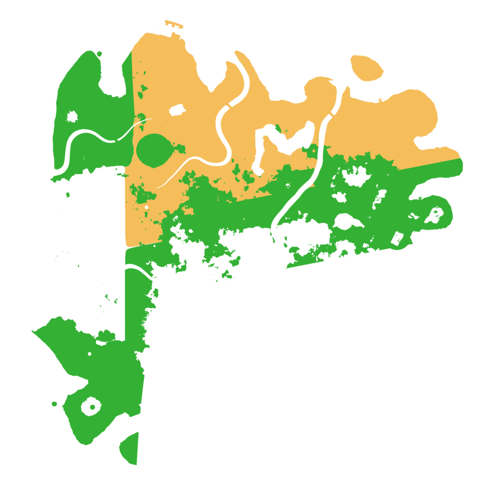 Biome Rust Map: Procedural Map, Size: 4000, Seed: 2087599609