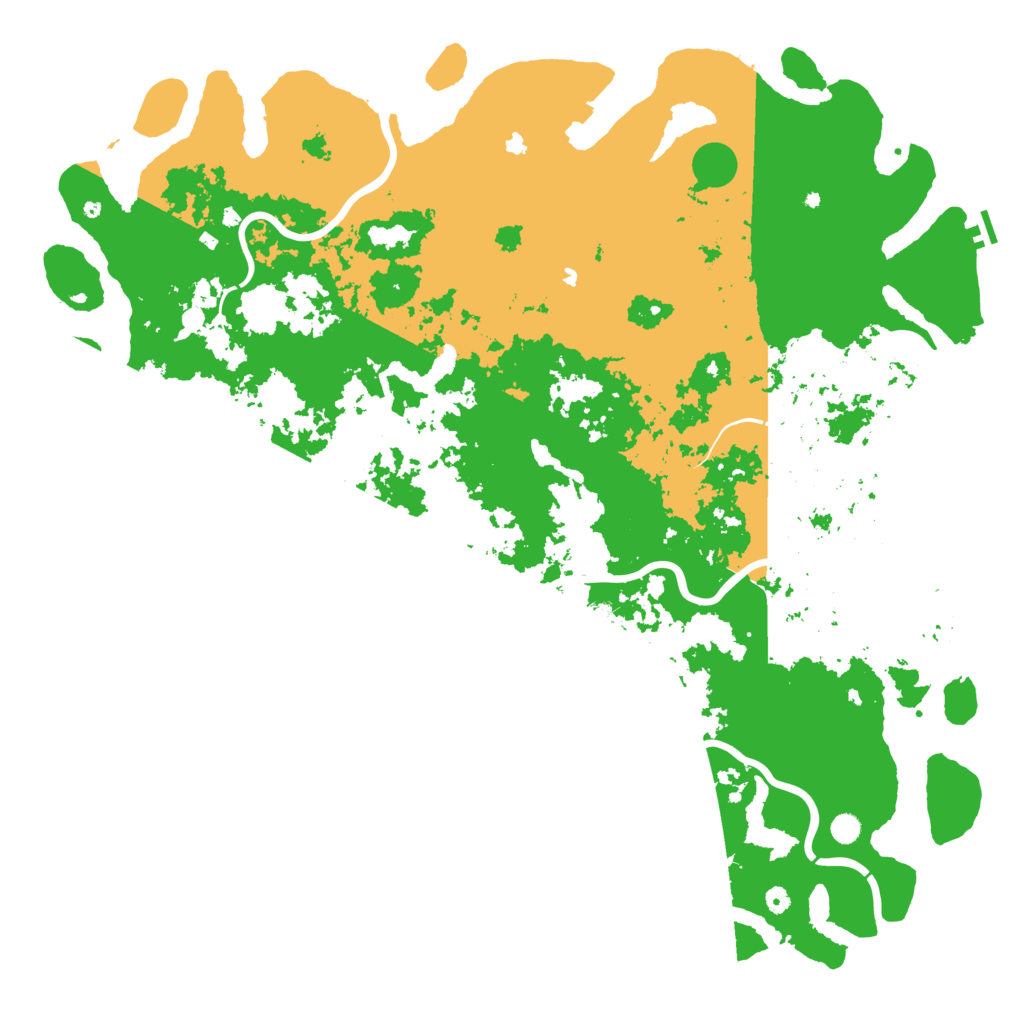 Biome Rust Map: Procedural Map, Size: 6000, Seed: 1417552