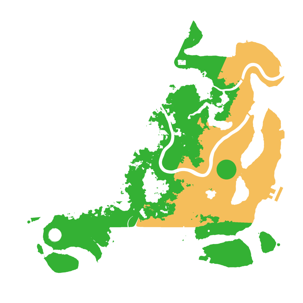 Biome Rust Map: Procedural Map, Size: 4050, Seed: 1478143723