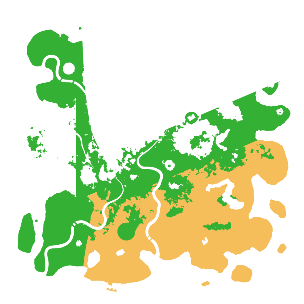 Biome Rust Map: Procedural Map, Size: 4500, Seed: 206131567