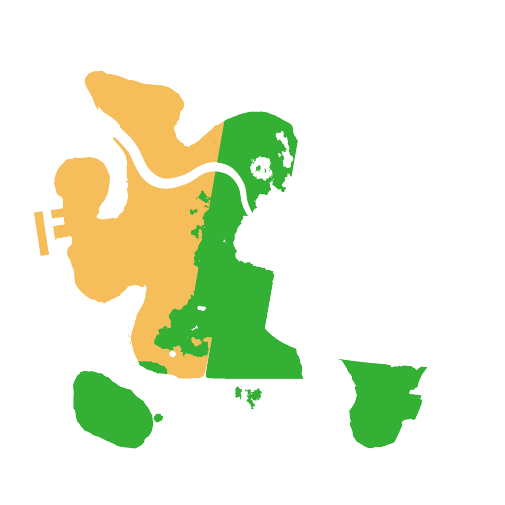 Biome Rust Map: Procedural Map, Size: 2322, Seed: 194355731