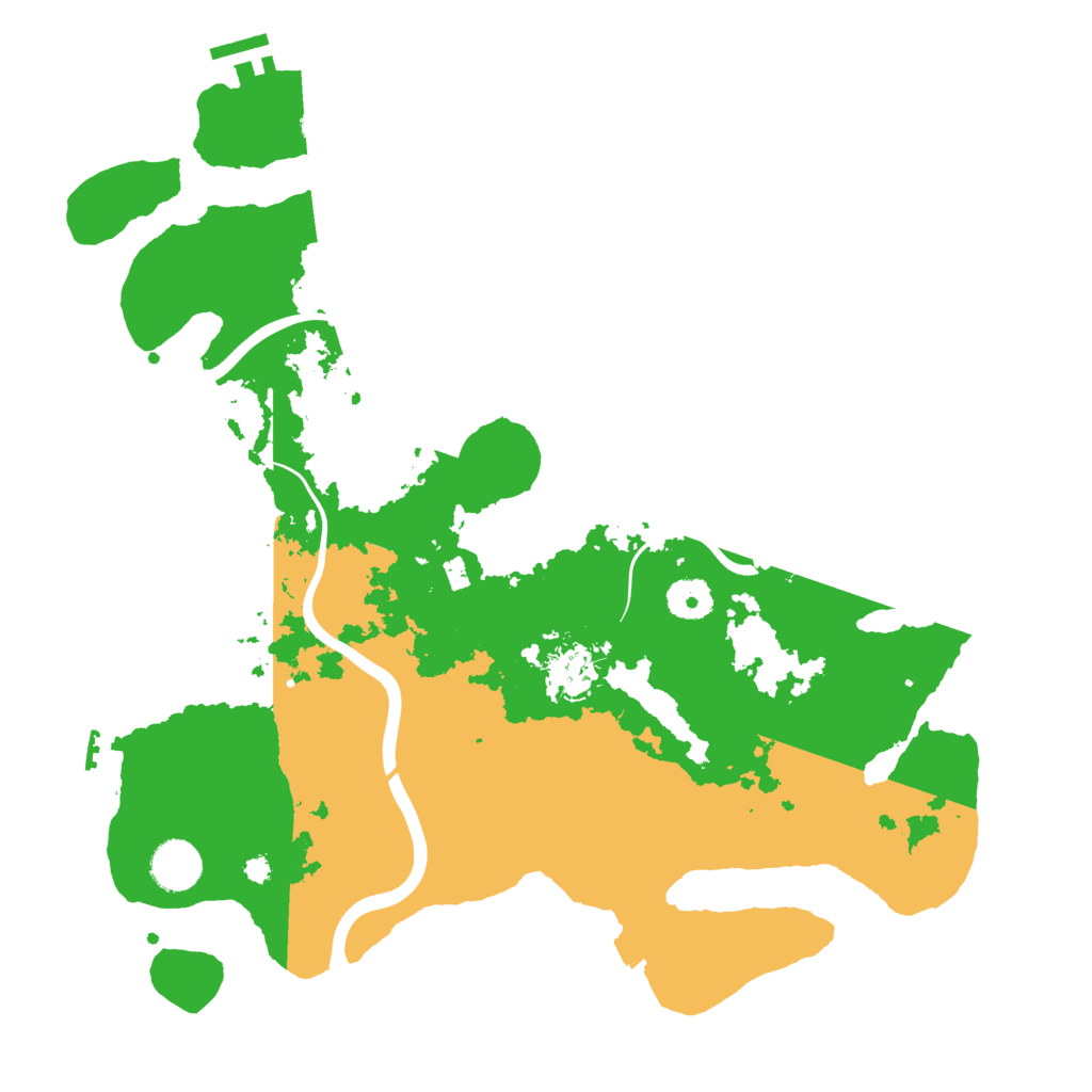 Biome Rust Map: Procedural Map, Size: 3750, Seed: 710310483