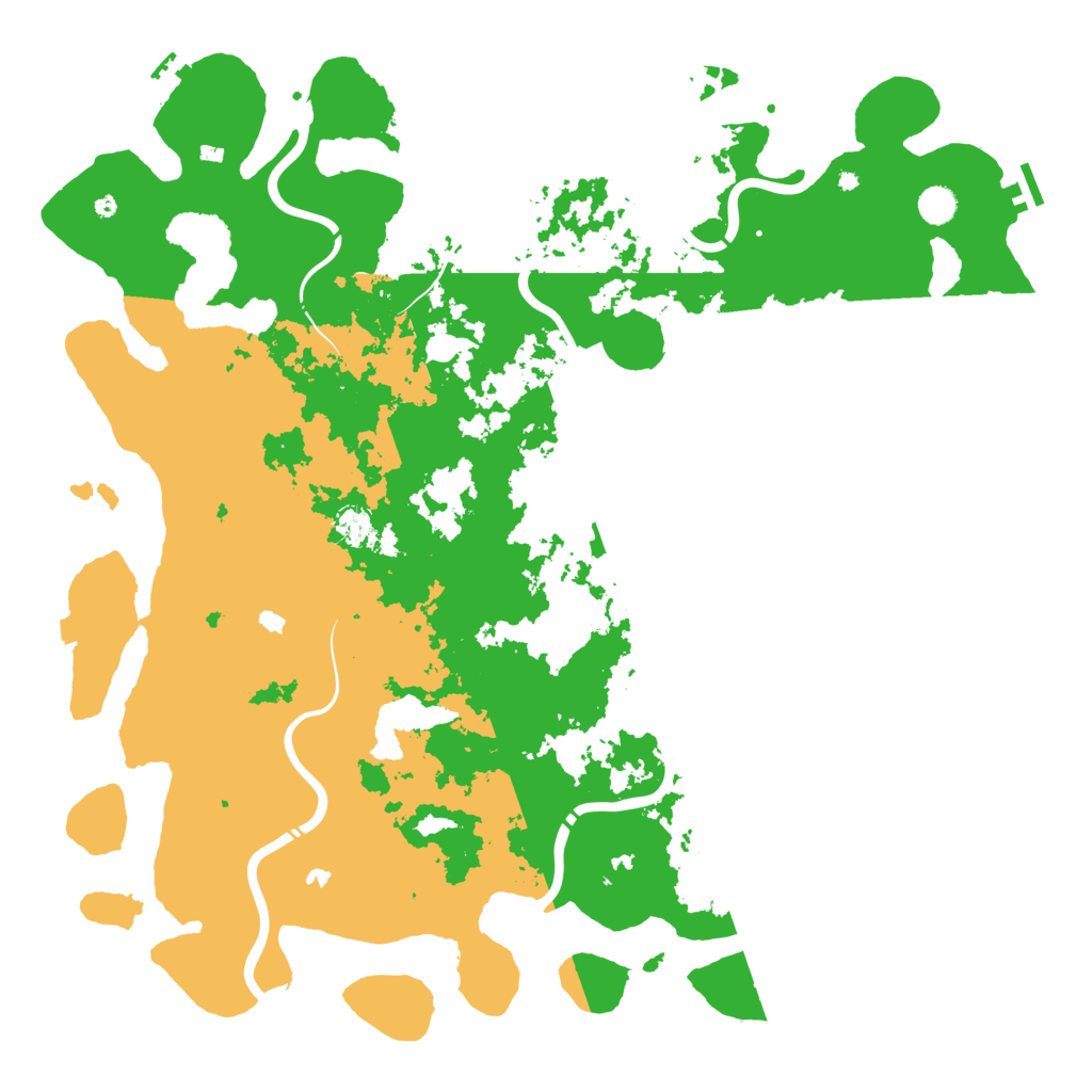 Biome Rust Map: Procedural Map, Size: 5000, Seed: 182552351