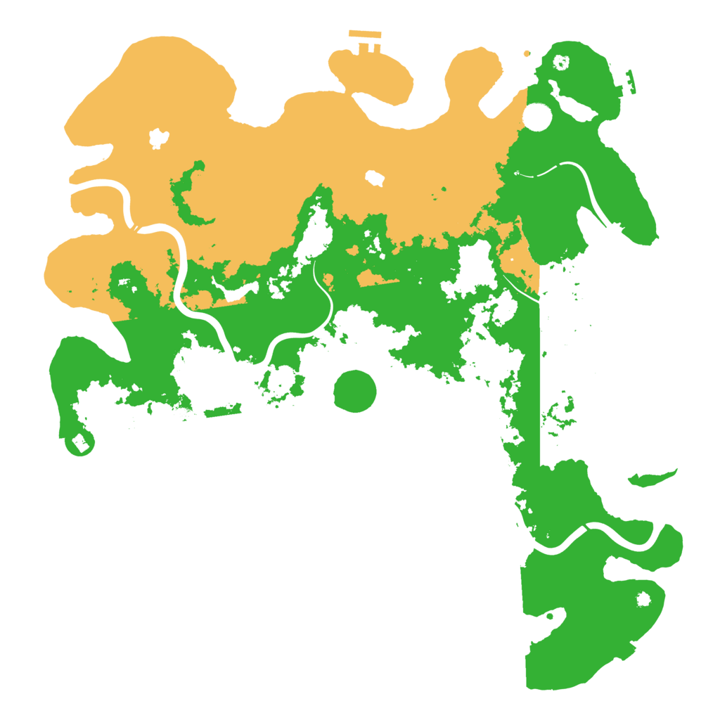 Biome Rust Map: Procedural Map, Size: 4500, Seed: 2084716298