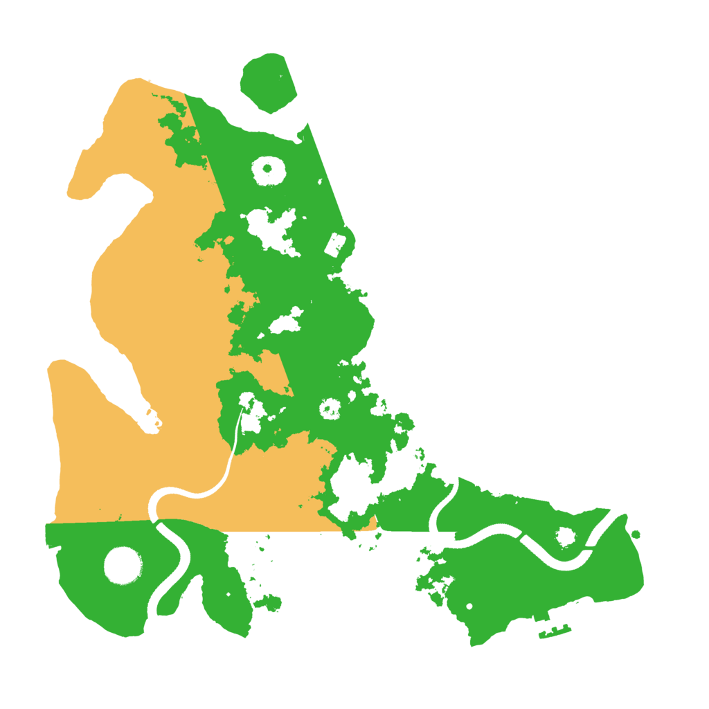 Biome Rust Map: Procedural Map, Size: 3300, Seed: 1955450950