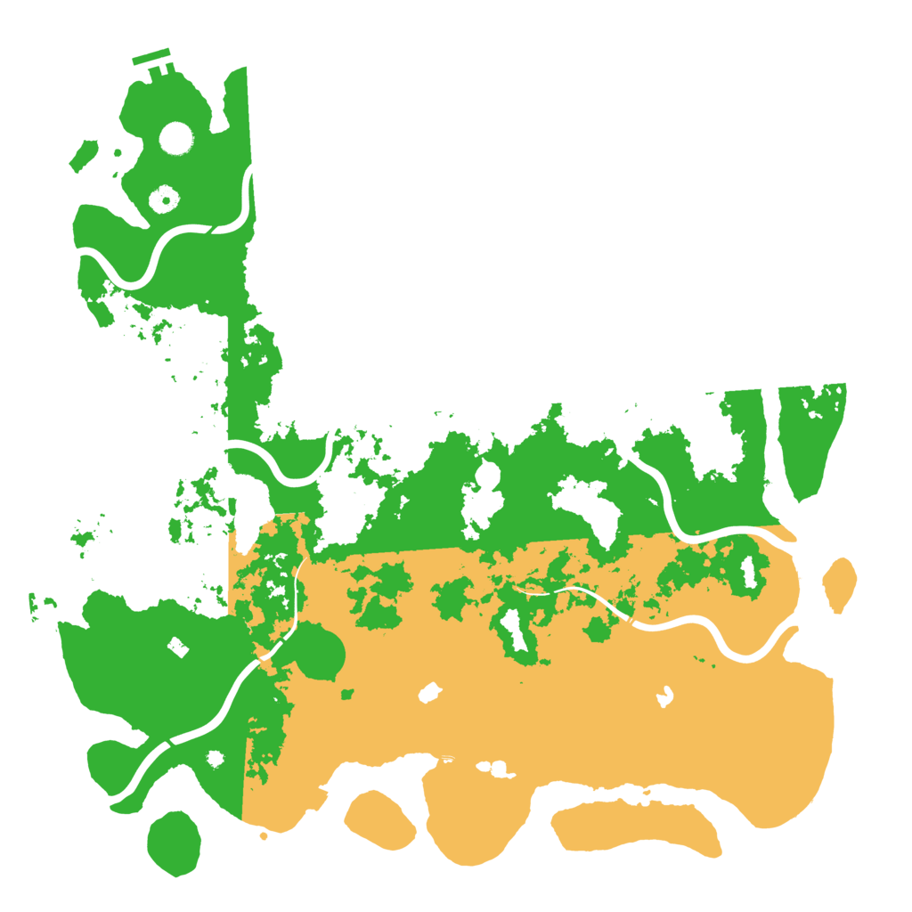 Biome Rust Map: Procedural Map, Size: 4800, Seed: 410732155