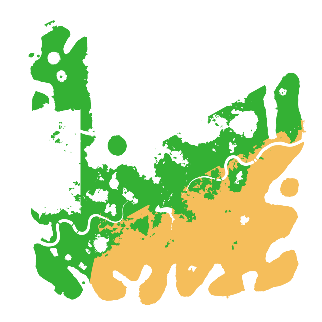 Biome Rust Map: Procedural Map, Size: 4500, Seed: 53261854