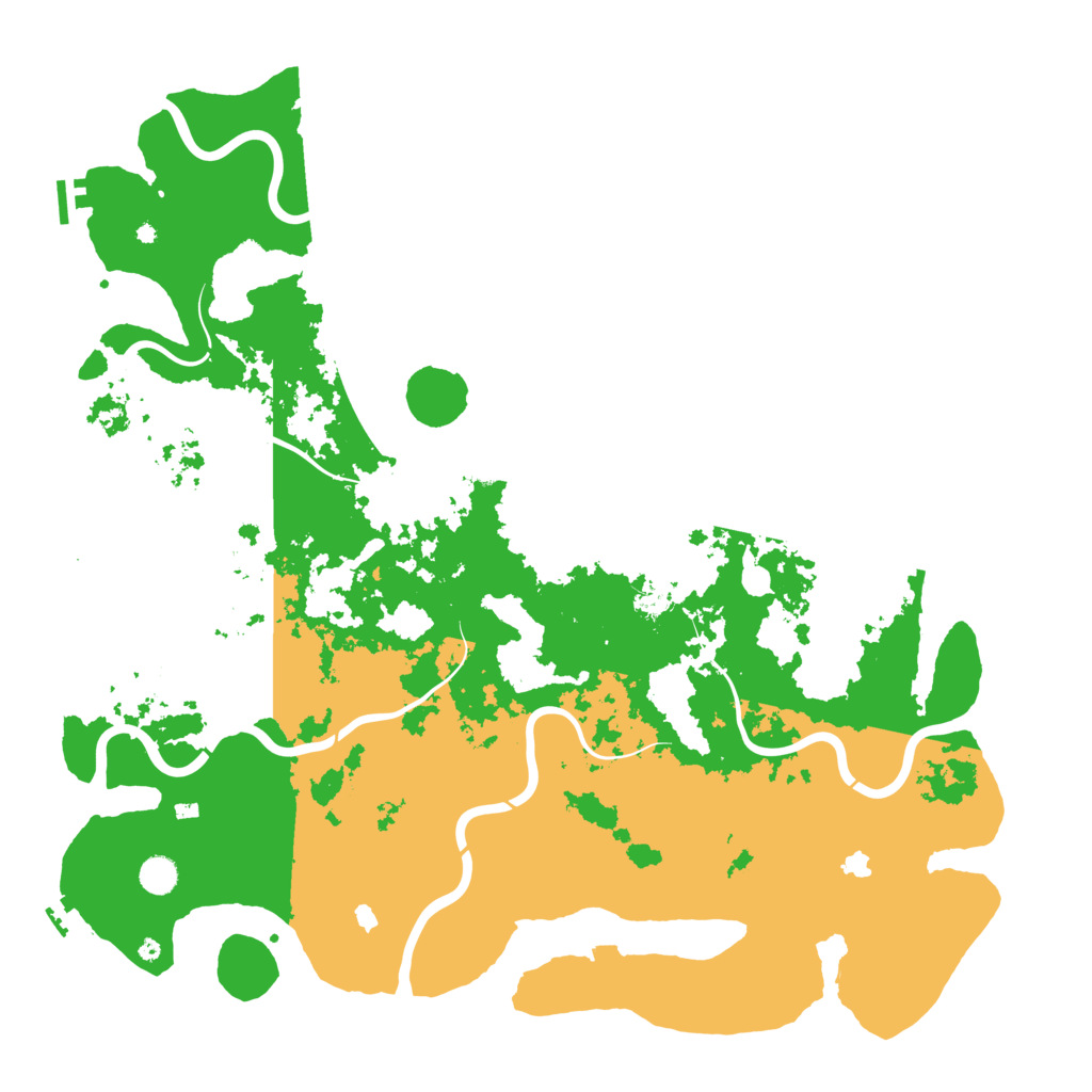 Biome Rust Map: Procedural Map, Size: 5000, Seed: 24212