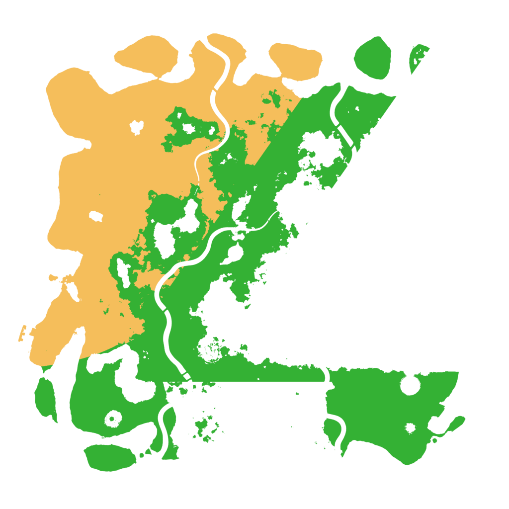 Biome Rust Map: Procedural Map, Size: 4500, Seed: 842105023