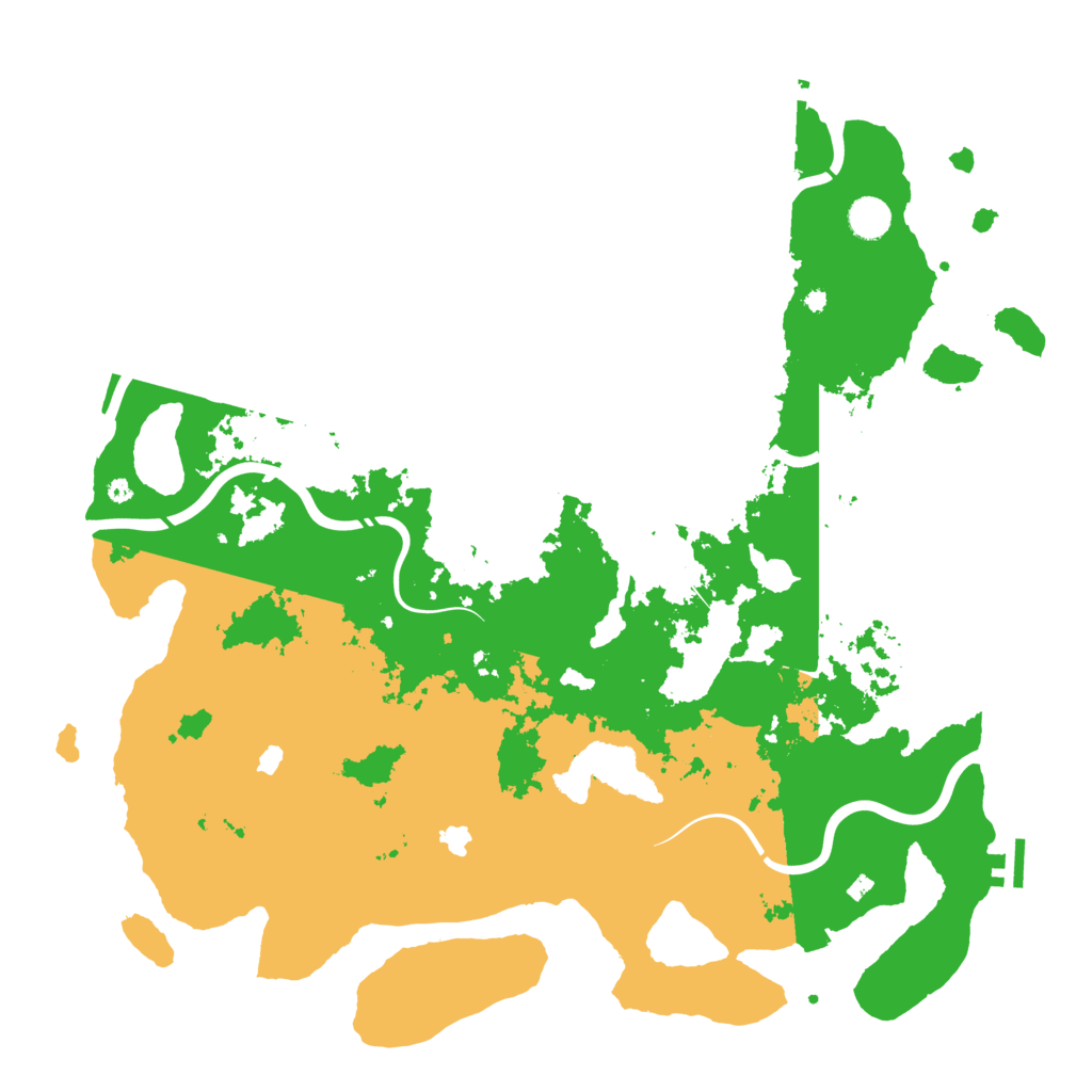 Biome Rust Map: Procedural Map, Size: 4500, Seed: 407862566