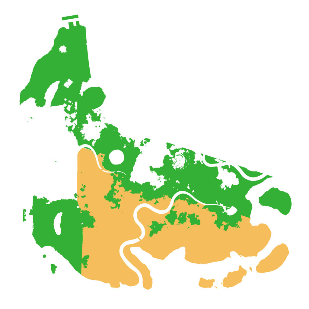 Biome Rust Map: Procedural Map, Size: 3800, Seed: 278712429