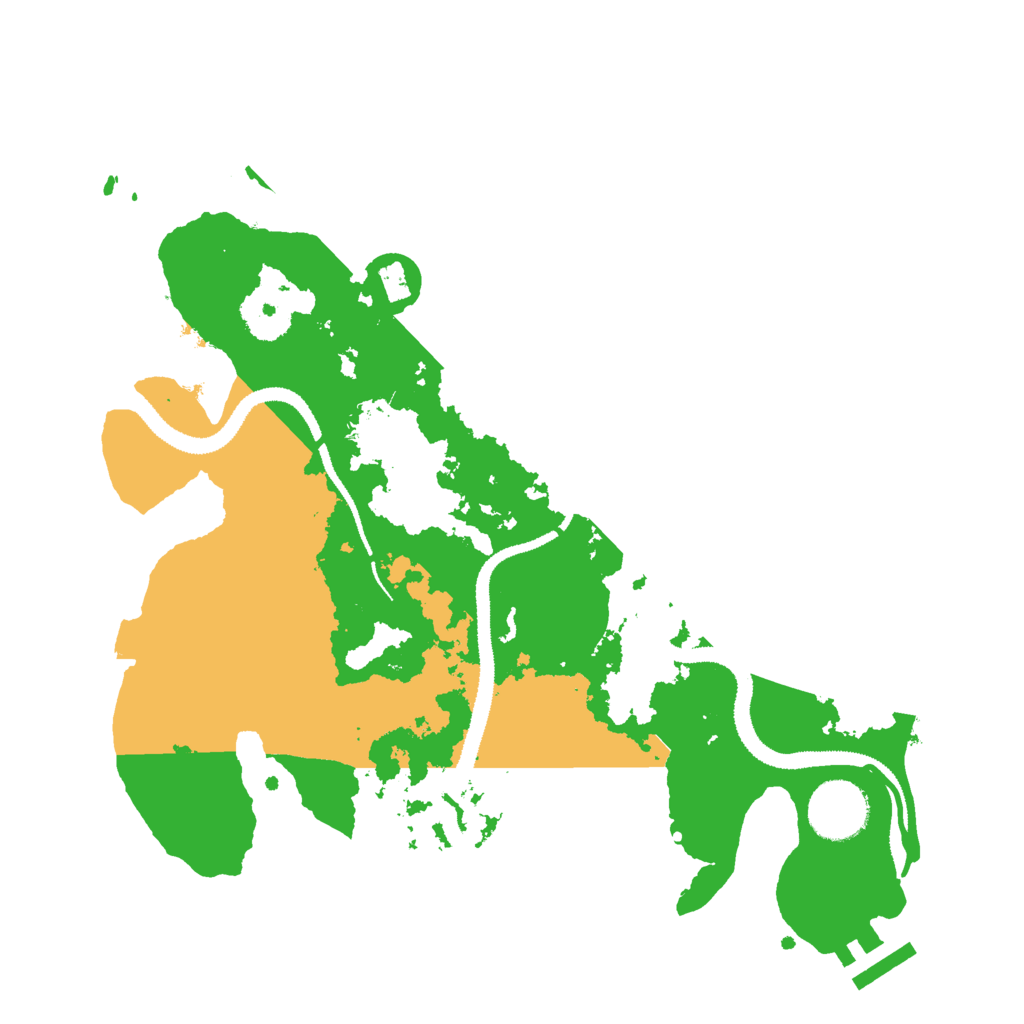 Biome Rust Map: Procedural Map, Size: 3000, Seed: 616466383