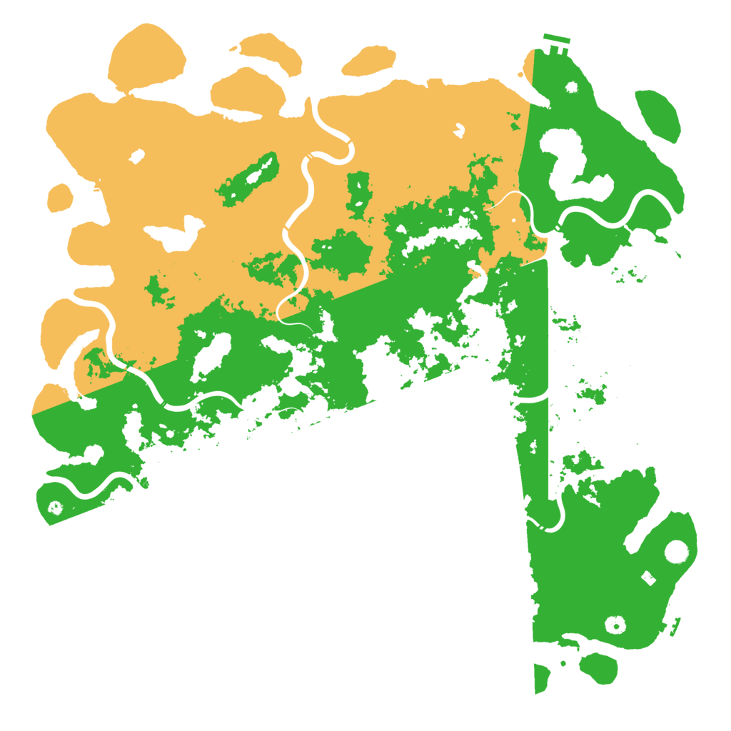 Biome Rust Map: Procedural Map, Size: 5500, Seed: 1759663502
