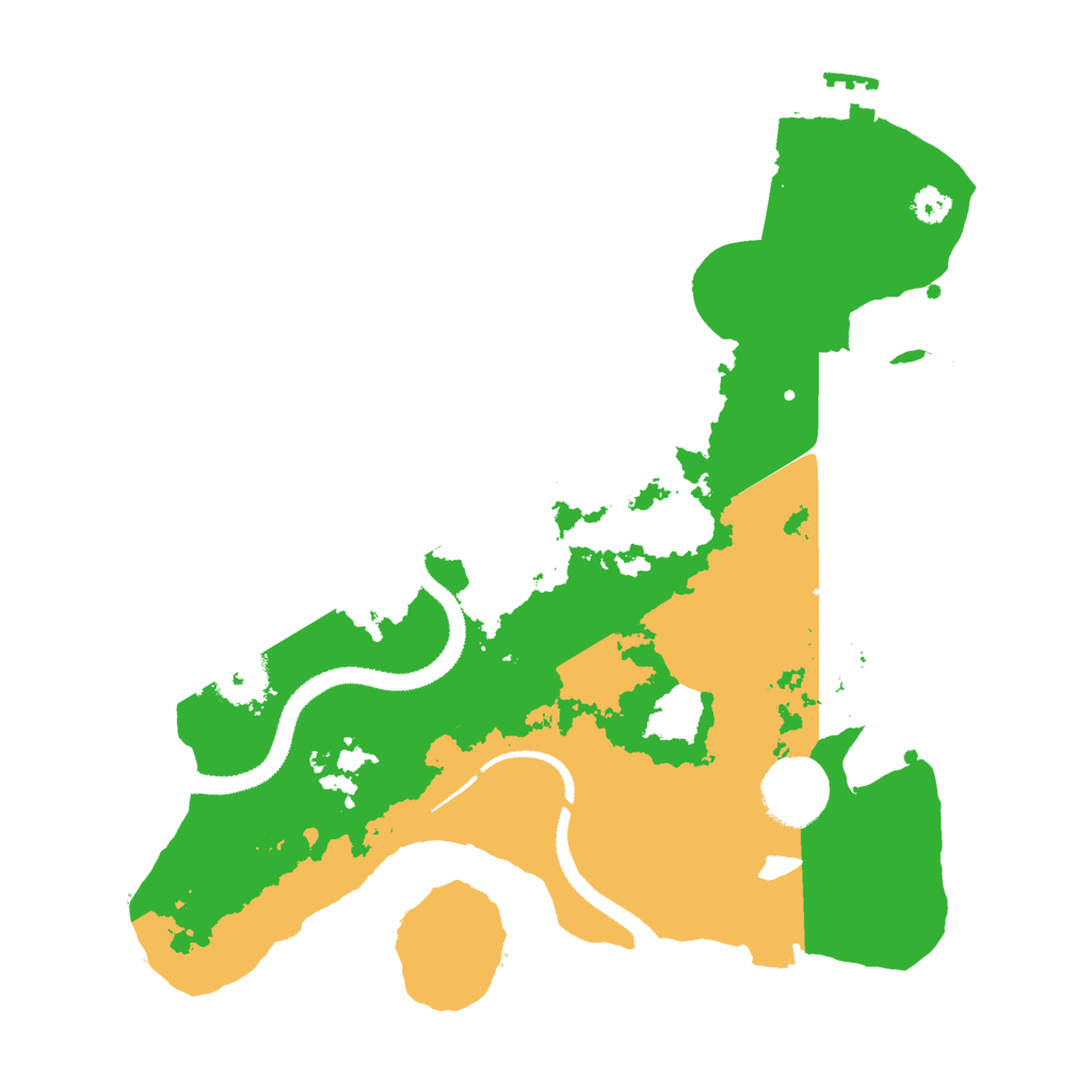 Biome Rust Map: Procedural Map, Size: 3000, Seed: 303904325