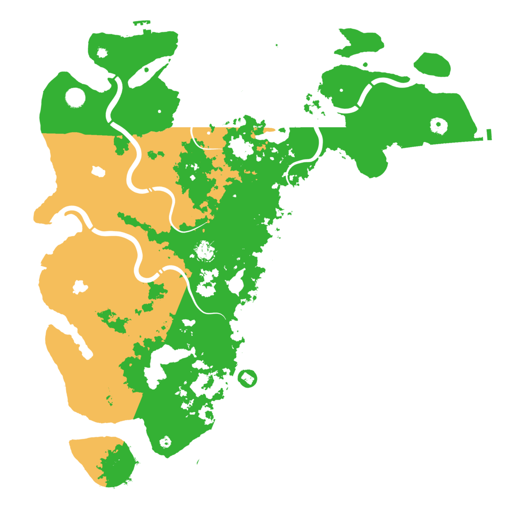 Biome Rust Map: Procedural Map, Size: 4500, Seed: 1282985213