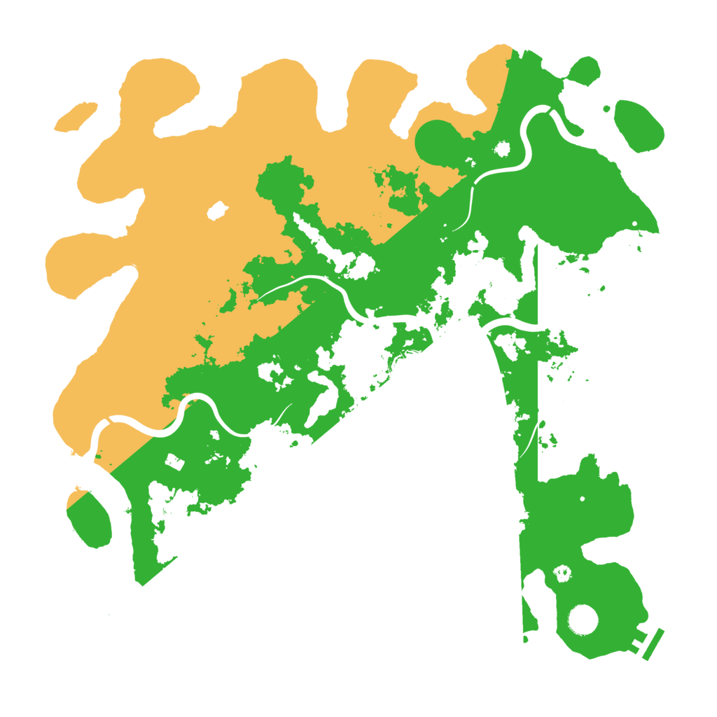 Biome Rust Map: Procedural Map, Size: 4200, Seed: 567454