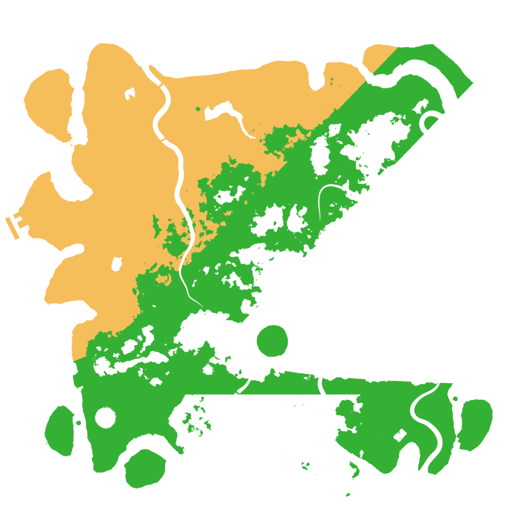 Biome Rust Map: Procedural Map, Size: 4500, Seed: 1265219869