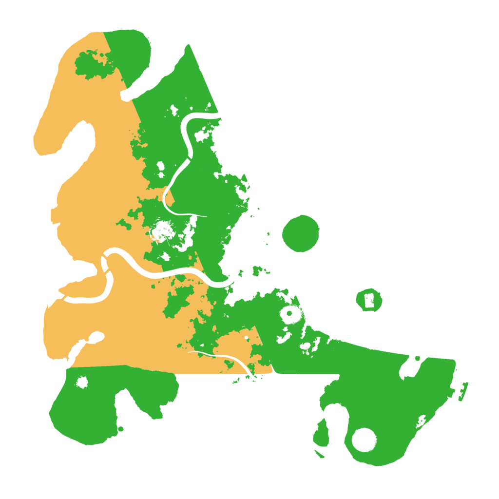 Biome Rust Map: Procedural Map, Size: 3800, Seed: 749947314