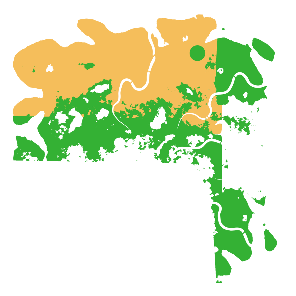 Biome Rust Map: Procedural Map, Size: 5000, Seed: 151184424