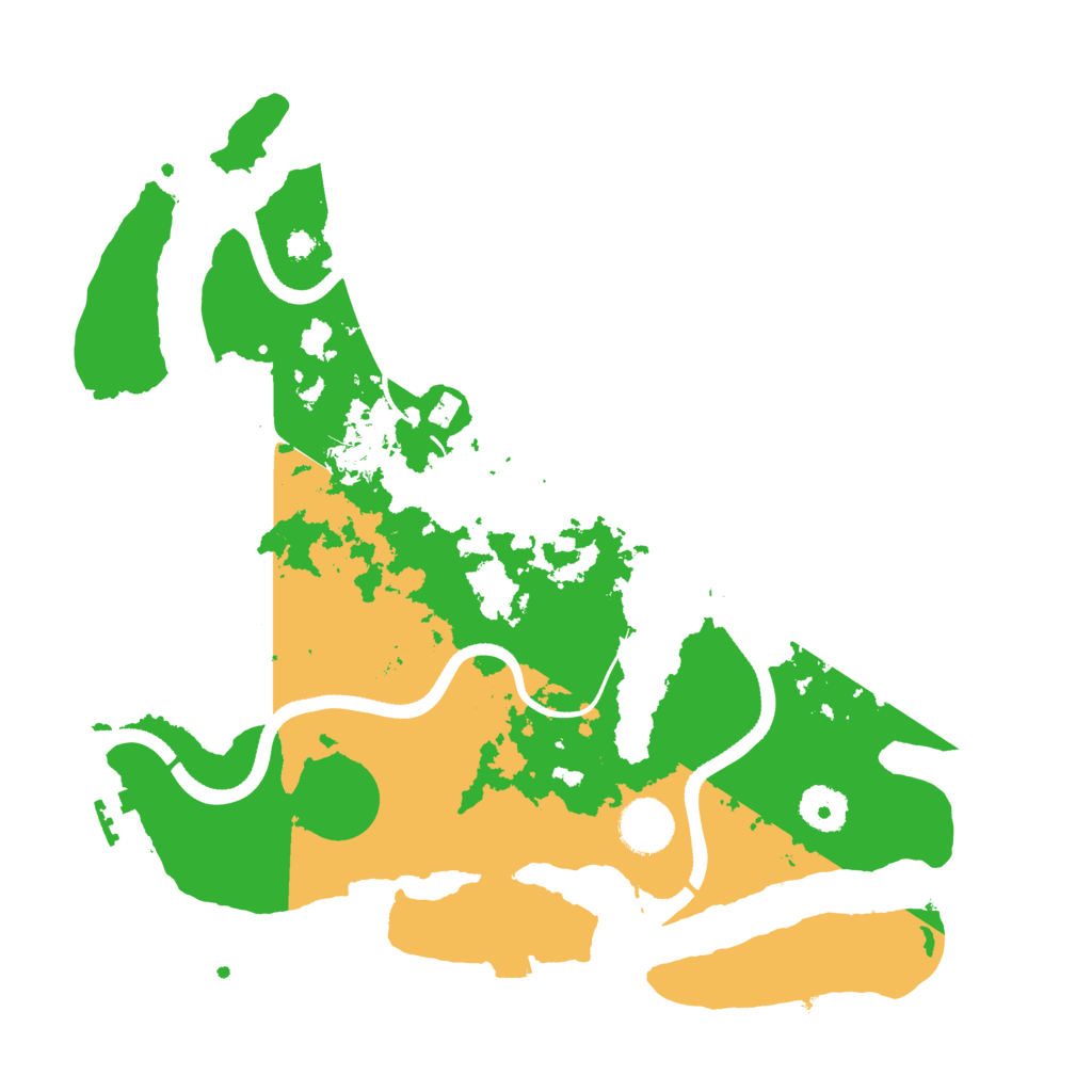 Biome Rust Map: Procedural Map, Size: 3500, Seed: 1123780945