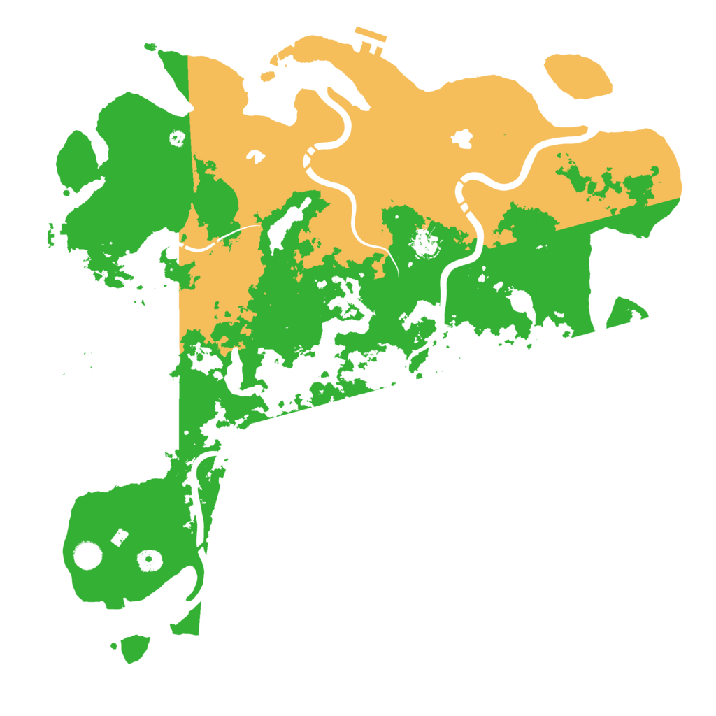 Biome Rust Map: Procedural Map, Size: 4500, Seed: 1769487538