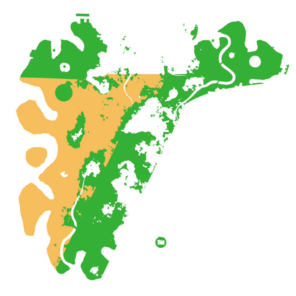 Biome Rust Map: Procedural Map, Size: 4500, Seed: 260306