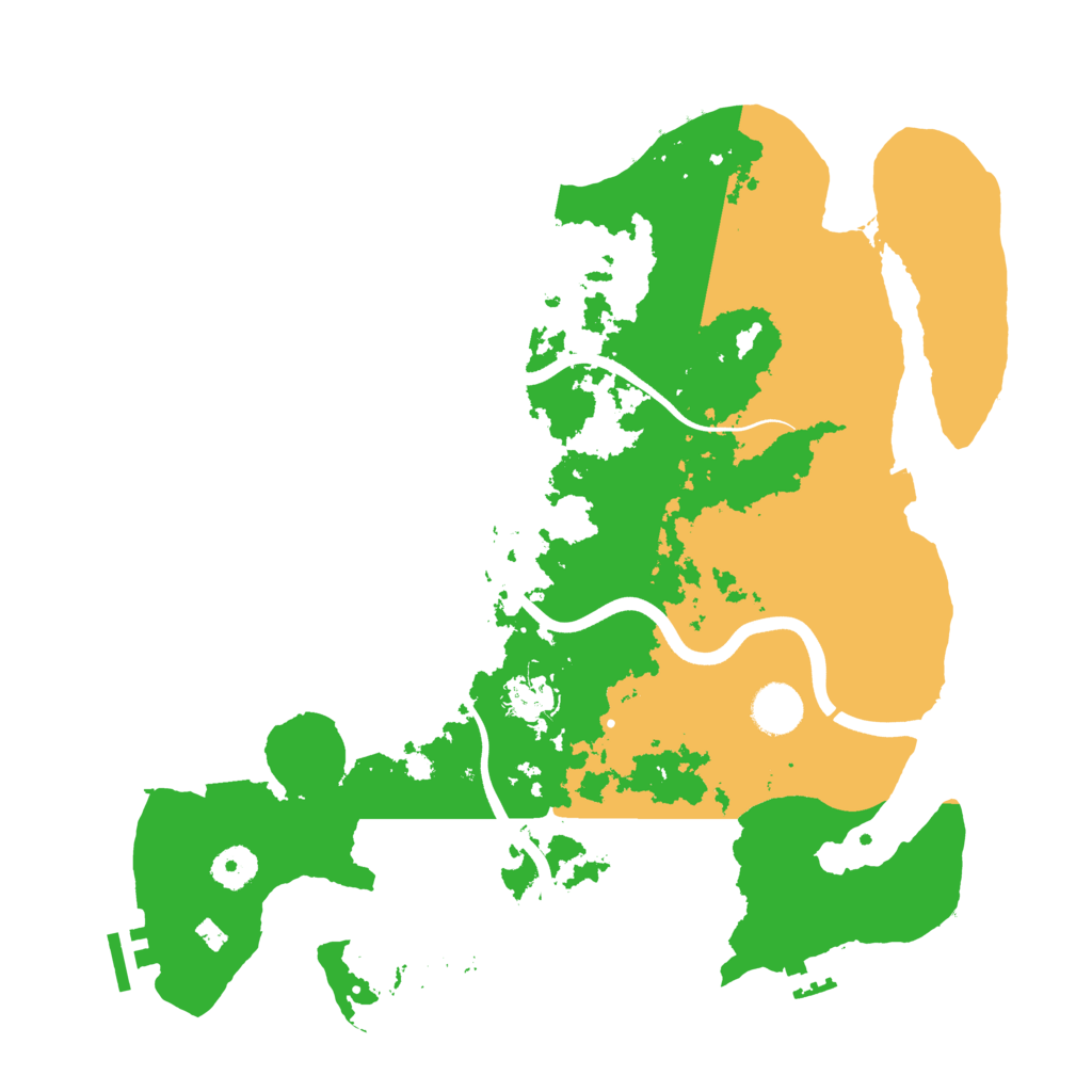 Biome Rust Map: Procedural Map, Size: 3750, Seed: 225252857