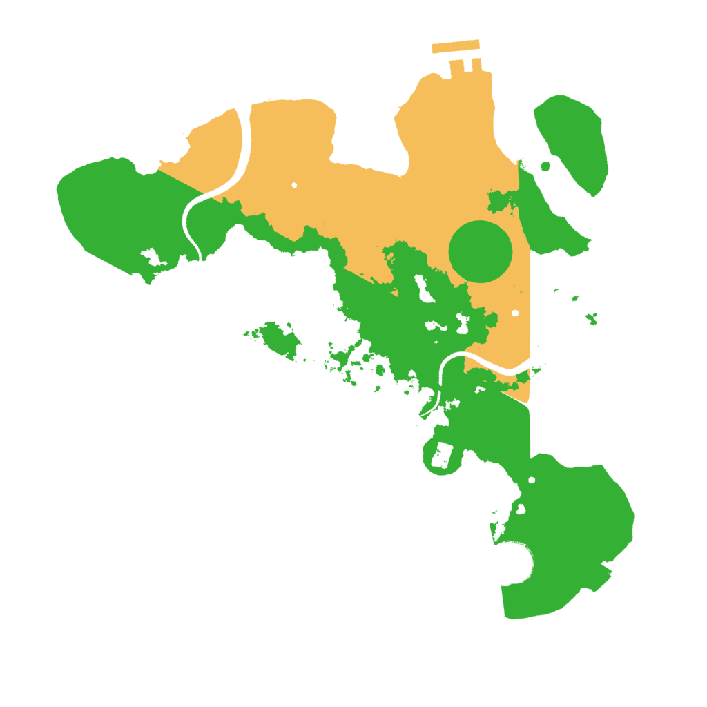 Biome Rust Map: Procedural Map, Size: 3000, Seed: 831292455