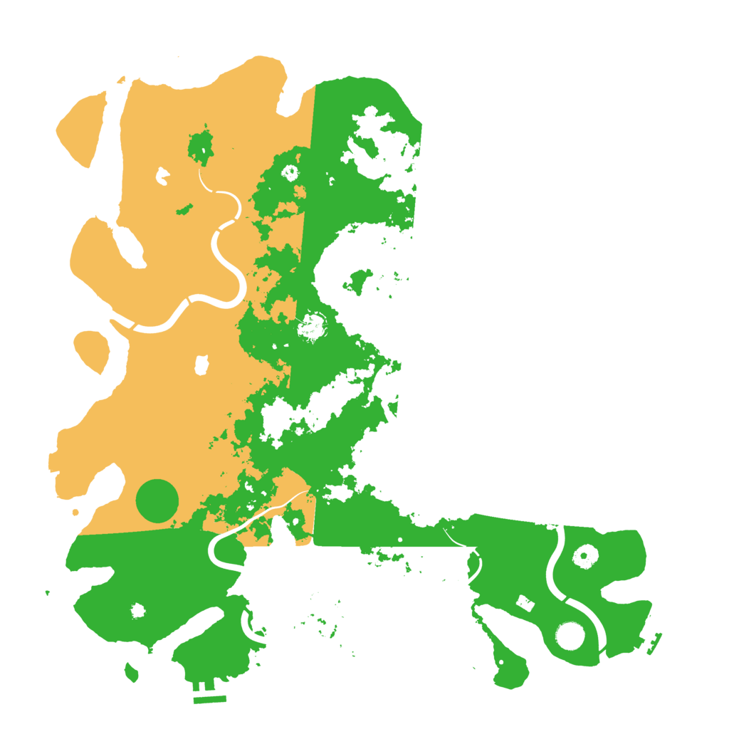 Biome Rust Map: Procedural Map, Size: 4500, Seed: 556356326