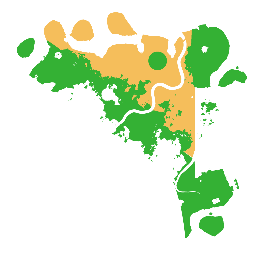 Biome Rust Map: Procedural Map, Size: 3700, Seed: 1704145247