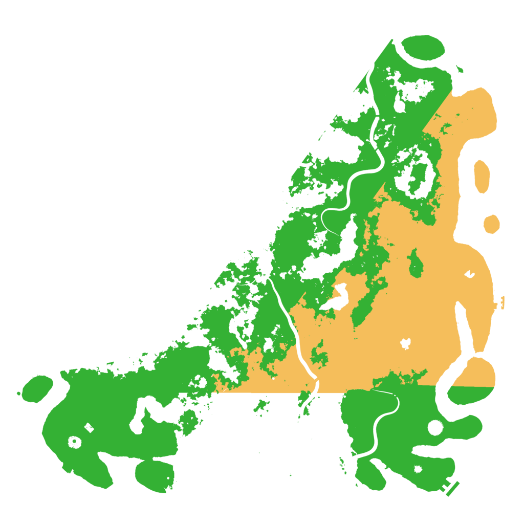 Biome Rust Map: Procedural Map, Size: 6000, Seed: 84273951