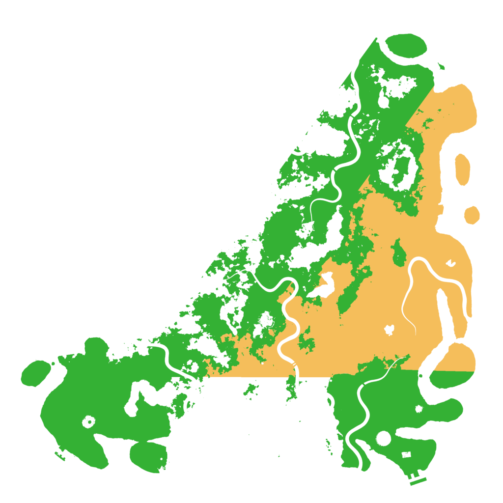 Biome Rust Map: Procedural Map, Size: 6000, Seed: 84273951