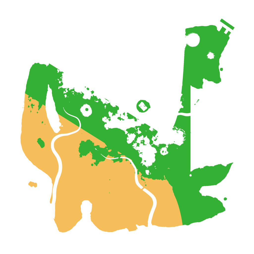 Biome Rust Map: Procedural Map, Size: 3250, Seed: 2431580