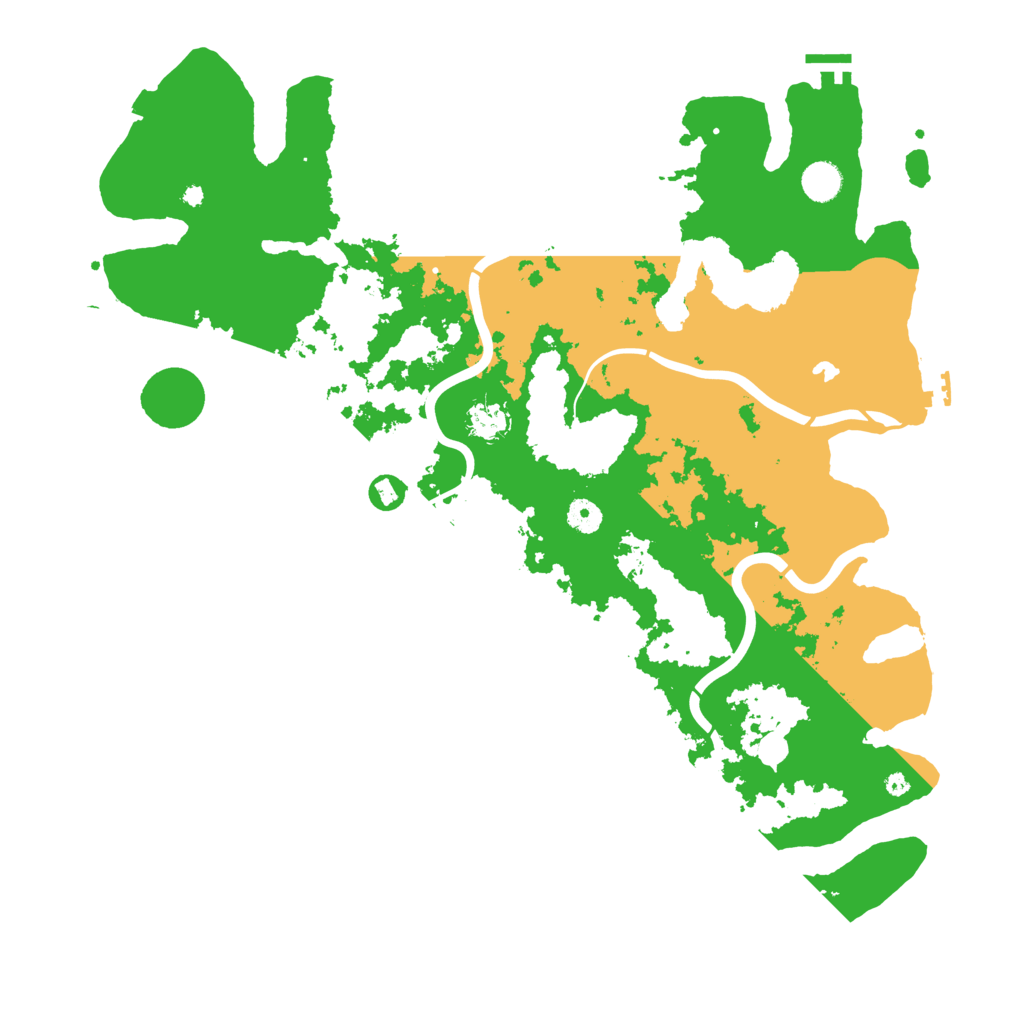 Biome Rust Map: Procedural Map, Size: 4500, Seed: 319949266