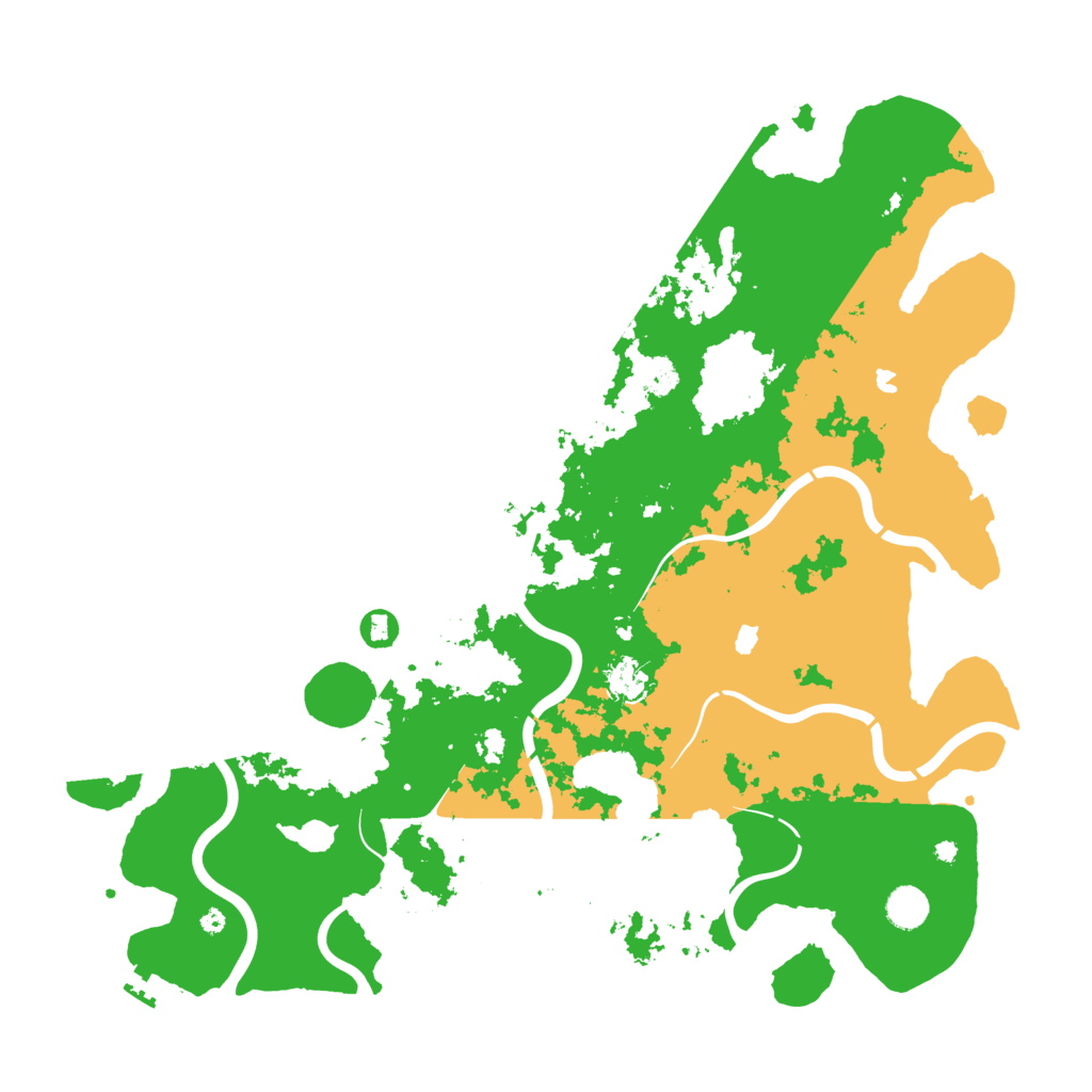 Biome Rust Map: Procedural Map, Size: 4500, Seed: 333014749